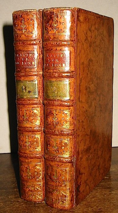 Abbé Pluquet Traité philosophique et politique sur le luxe. Tome premier (e Tome second) 1786 Paris chez Barrois